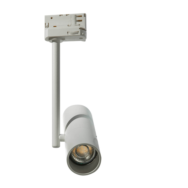 Lampa Lolo AZ4578 do 3-fazowych szynoprzewodów z regulacją tubka biała
