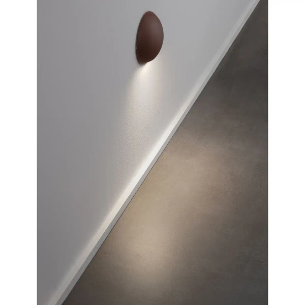 Zewnętrzna lampa ścienna DONVELA LE75304 LED 3W 3000K IP65 rdzawa