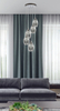 LAMPA wisząca MARINA 35-60198 Candellux szklana OPRAWA zwis kaskada chrom