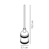 Minimalistyczna lampa wisząca Avra 84800030 do salonu miedziany