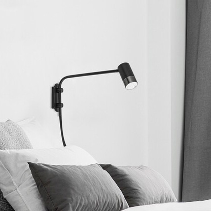 Nowoczesna LAMPA ścienna ZIRCON 5072 Rabalux kinkiet na wysięgniku czarny
