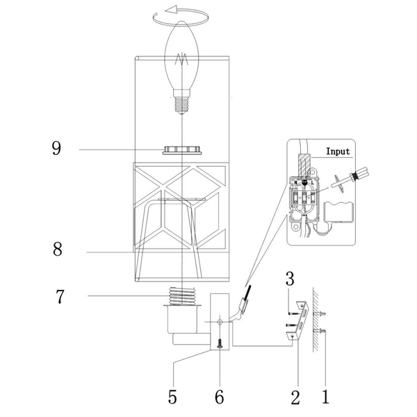 LAMPA ścienna MESSINA H223-WL-01-G Maytoni abażurowa OPRAWA kinkiet złoty beżowy