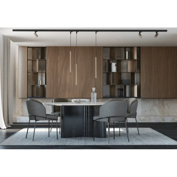 3-fazowa lampa do szynoprzewodu Ctls Mono 10237 czarny mosiądz