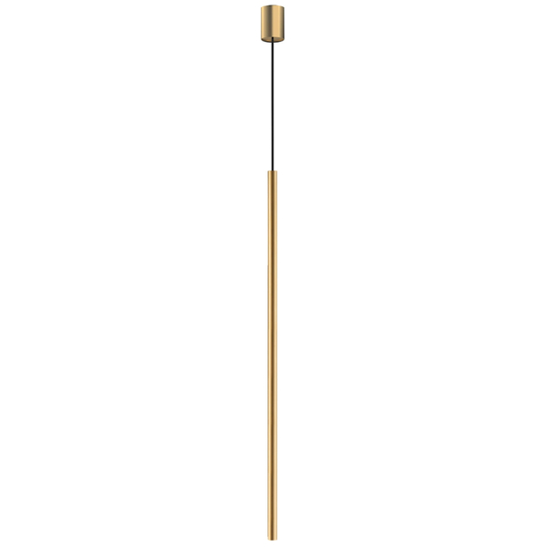 Wisząca lampa kuchenna Laser 10446 Nowodvorski podłużna sopel złoty