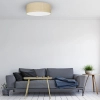Ekologiczna lampa sufitowa MARSHALL MLP7488 do salonu beżowy biały