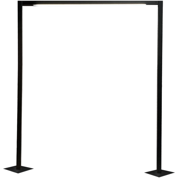 Ogrodowa lampa stojąca TAKETA 9934 IP44 bramka antracyt