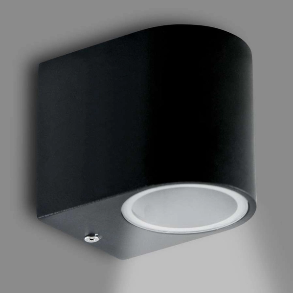 Ogrodowa LAMPA ścienna BOSTON 303349 Polux elewacyjna OPRAWA metalowy KINKIET zewnętrzny na taras IP44 outdoor czarny