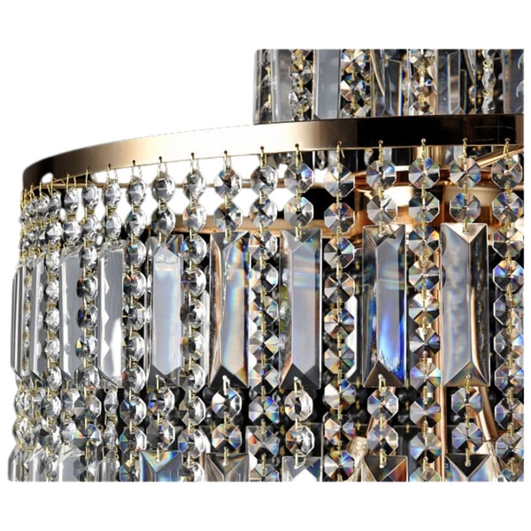 Pałacowy żyrandol NIAGARA  DIA003-PT50-G Maytoni kryształy złote