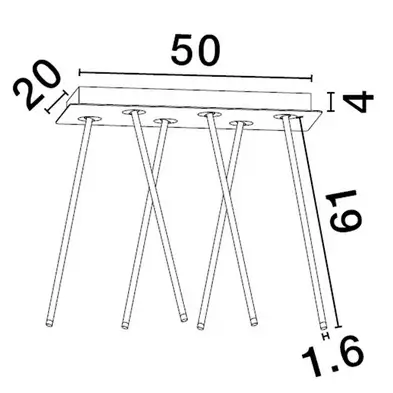 Lampa sufitowa metalowa NOVENCIO LE45465 LED 17W 3000K czarna