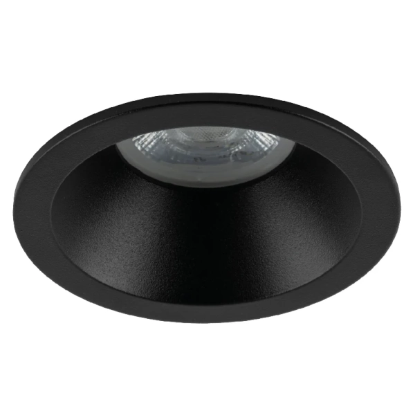 Minimalistyczny sufitowy spotlight Opti 10577 okrągła czarny