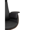 Ergonomiczny fotel biurowy Admiral KH1501100303 ekoskóra czarny