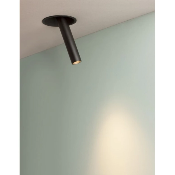 Podtynkowa sufitowa lampa NAVANZO LE65134 LED 6W 3000K czarna