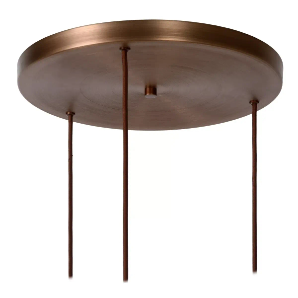 Lampa zwis kaskadowa TOLEDO 74405/13/62 Lucide miedziana bursztynowa