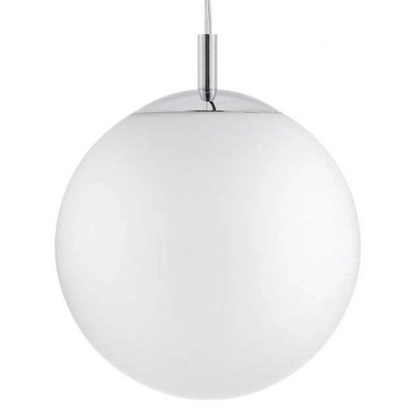 Skandynawska LAMPA wisząca ALUR 10724303 Kaspa hygge OPRAWA kulisty ZWIS kule balls chrom białe