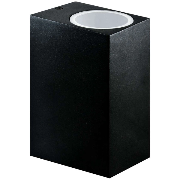 Elewacyjna LAMPA ścienna BOSTON 303332 Polux kostka OPRAWA ogrodowa zewnętrzny KINKIET na taras IP44 outdoor czarny