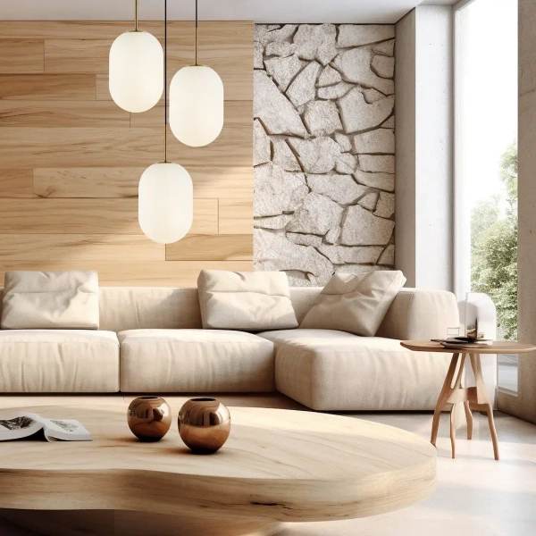 Modernistyczna wisząca lampa ALIAS GOLD ML0315 kule szklana złota