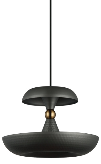 Salonowa wisząca lampa Marina PND-73221-1M-GR Szara