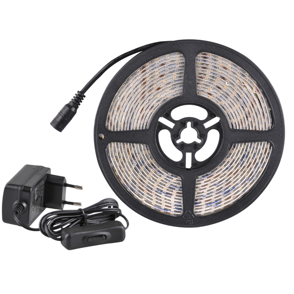 Elastyczna taśma LED 319258 Polux 35W 4000K neutralna 5m IP65 z zasilaczem włącznik