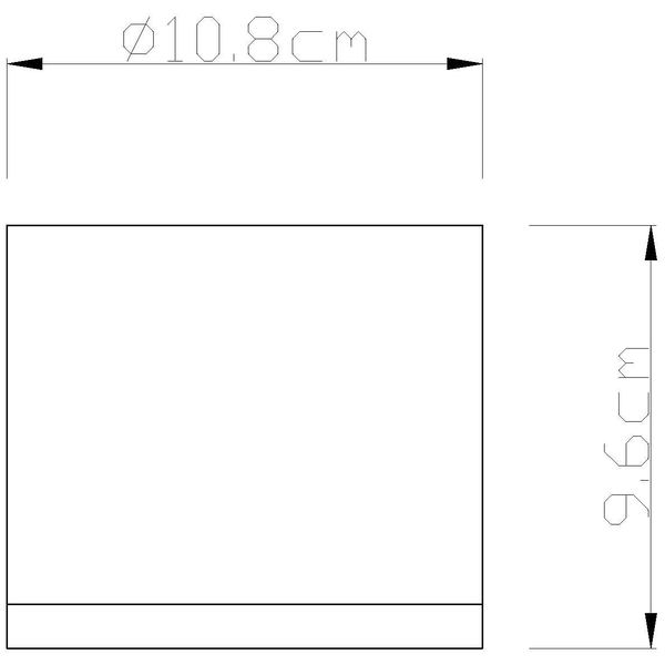 LAMPA sufitowa stropowa ALCALA 32063W Globo zewnętrzna OPRAWA tuba outdoor IP44 biała przezroczysta