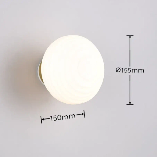 Lampa ścienna ściemnialna EARL R27771101 LED 1,5W 3000K biały mosiądz