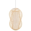 Lampa wisząca Puket 11160 pleciona lampion krata japandi bambusowa biała