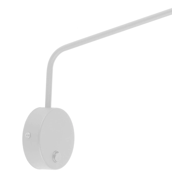 Kinkiet ścienny do gabinetu Logan 4744 tubka regulowana biała