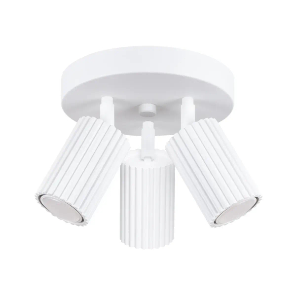 Lampa sufitowa potrójna KARBON SL.1544 do salonu tubki białe