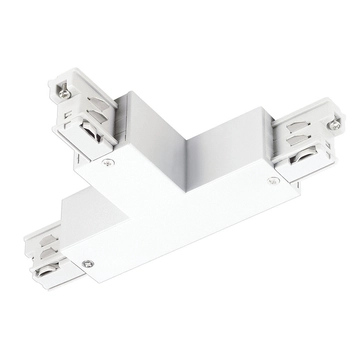 T-ŁĄCZNIK szynoprzewodu uziemienie wewnętrzne HT4-J03/WU Italux do 3-fazowej szyny natynkowej 230V biały