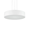 Nowoczesna wisząca lampa do kuchni Kengo 5233 okrągła biała