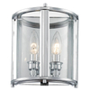 Retro lampa ścienna NEW YORK W02899CH kinkiet do sypialni chrom
