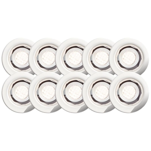 Oczka wpustowe Cosa G03090/75 LED 2W 3000K okrągłe IP44 białe