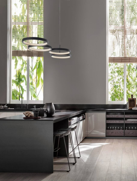 Designerska lampa wisząca GARCIA LE42829 Luces Exclusivas LED 41W 3000K czarna