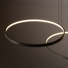 Lampa wisząca Circolo 11398 Nowodvorski LED 45W 3000K pierścieniowa oliwkowa