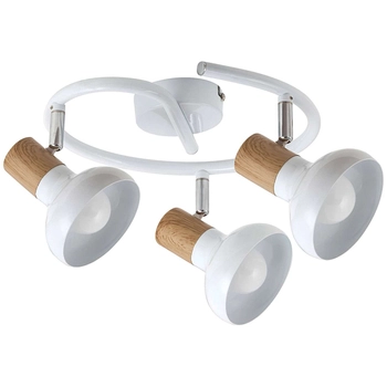 LAMPA sufitowa HOLLY 5946 Rabalux regulowana OPRAWA reflektorki skandynawskie drewno buk białe