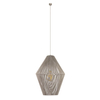 Lampa wisząca z regulacją Hagata 5128 Shilo klatka boho beżowy