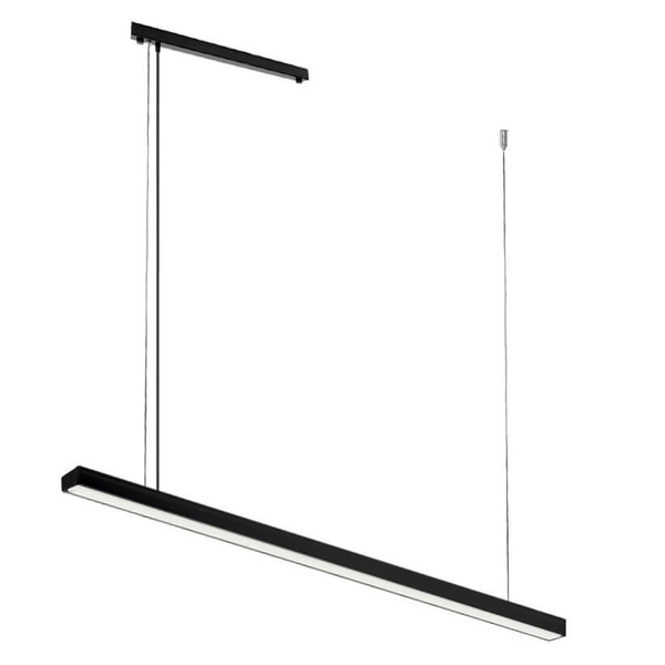 Lampa wisząca podłużna Hiate 1848 Shilo LED 24W 3000K listwa czarna