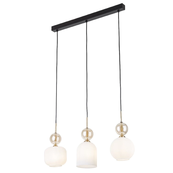 Żyrandol do jadalni nad stół Sophia Cognac 11591 na belce beżowy