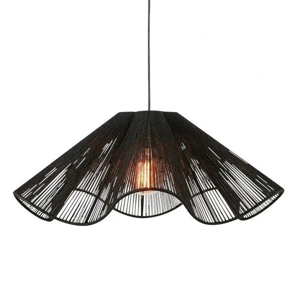 Zwisająca lampa Nami 108682 Markslojd ekologiczna do kuchni czarna