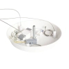 Lampa wisząca ring Utito ABR-LWOR-UTTIO LED 50W 2700-6500K biała drewniana