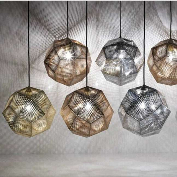 Lampa wisząca Futuri star ST-5001 L GOLD L Step gemoetryczna złota