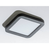 Nowoczesny wpust do zabudowy Slim LED 6W czarny square