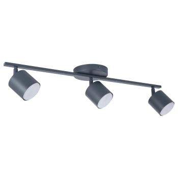 Lampa sufitowa Mila 3 41360 podłużna na belce grafitowa