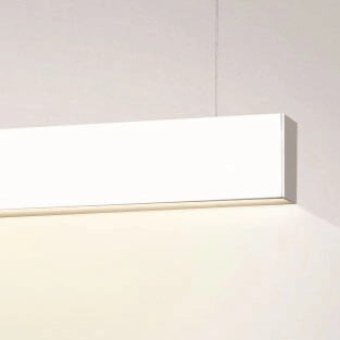 Lampa zwisowa liniowa Lupinus 5115003102-1 Elkim LED 16W 3000K jadalniana biała