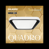 Natynkowa lampa salonowa Quadro LED 38W 3000-6000K biała czarna