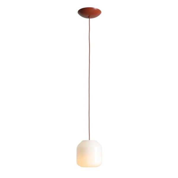 Lampa wisząca ceglana FLASK ze szkła 1xE14 dekoracyjna 8500G24_S