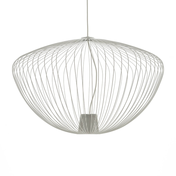 Lampa wisząca Pumpkin 11251 Nowodvorski pojedyncza do kuchni jedwabisty szary