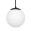 Kuchenna lampa wisząca Albio K-4137 Kaja metalowa czarna nad wyspę z regulacją
