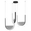 Loftowa lampa wisząca 23168 LED 54W 3000-4000K do salonu czarny