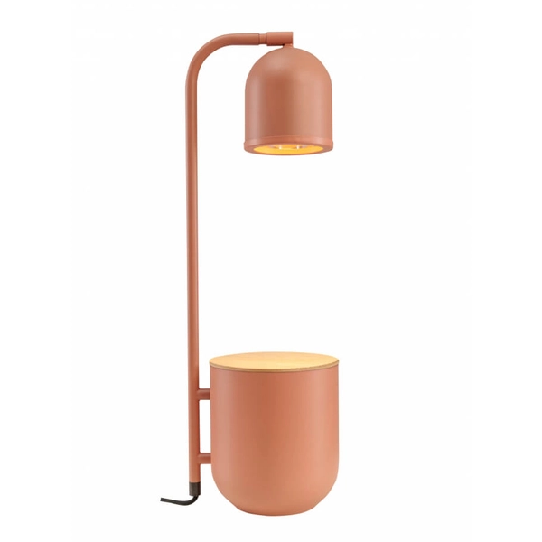 Stołowa lampa Botanica Wood 41115115 Kaspa z regulacją pomarańczowa