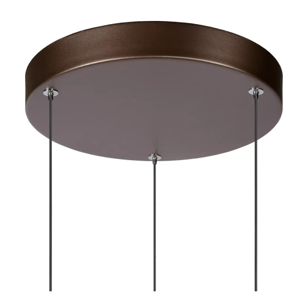 Zwieszana lampa MARGARY 24402/15/96 Lucide LED 12,9W 2700K brązowy złoty
